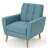 Upholstered Armchair-734980928