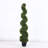 Artificial Potted Spiral Green Boxwood Topiary-673439313