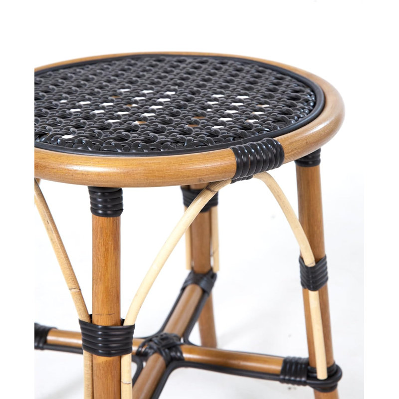 Tabouret de café noir Café Bistro - H 26 po