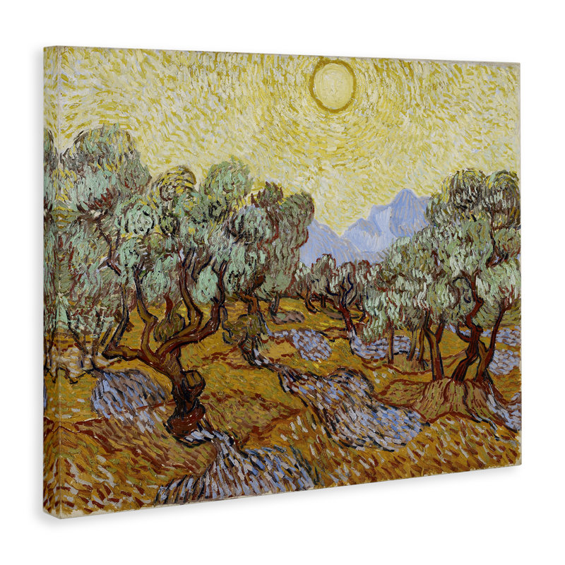 "Classic Van Gogh Olive Trees", art mural par one1000paintings, H 16 po x l 20 po