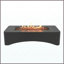 Table rectangulaire pour foyer d'extérieur au propane en béton 50000 BTU pour la cour extérieure-126106989