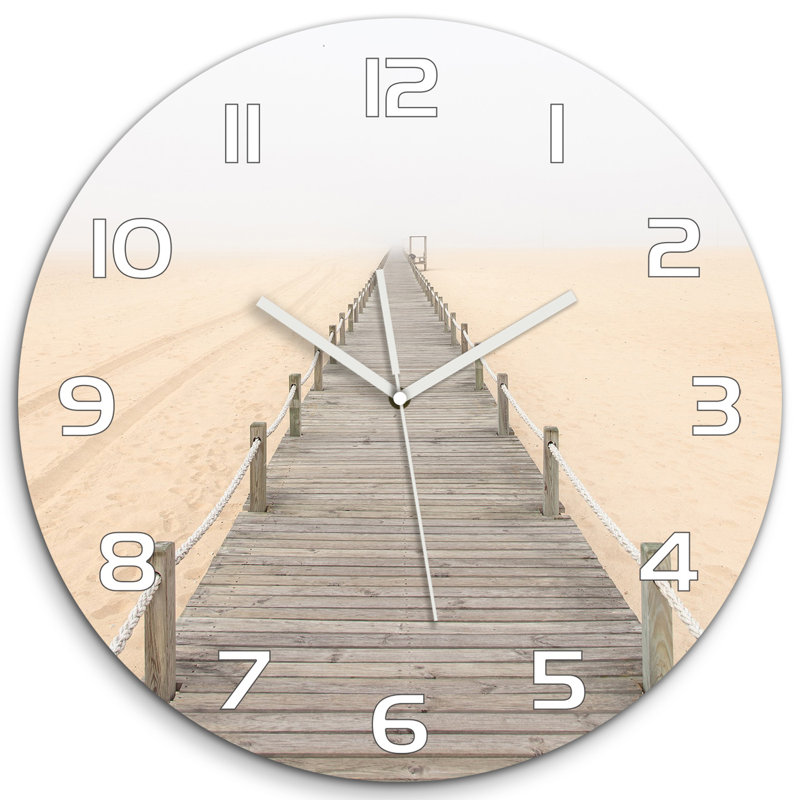 Jimetta Glass Wall Clock
