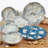 Certified International Playa Shells Set Of 4 Canape Plates