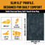 Soft Non-Slip Indoor Solid Rug, Charcoal Navy-129934473