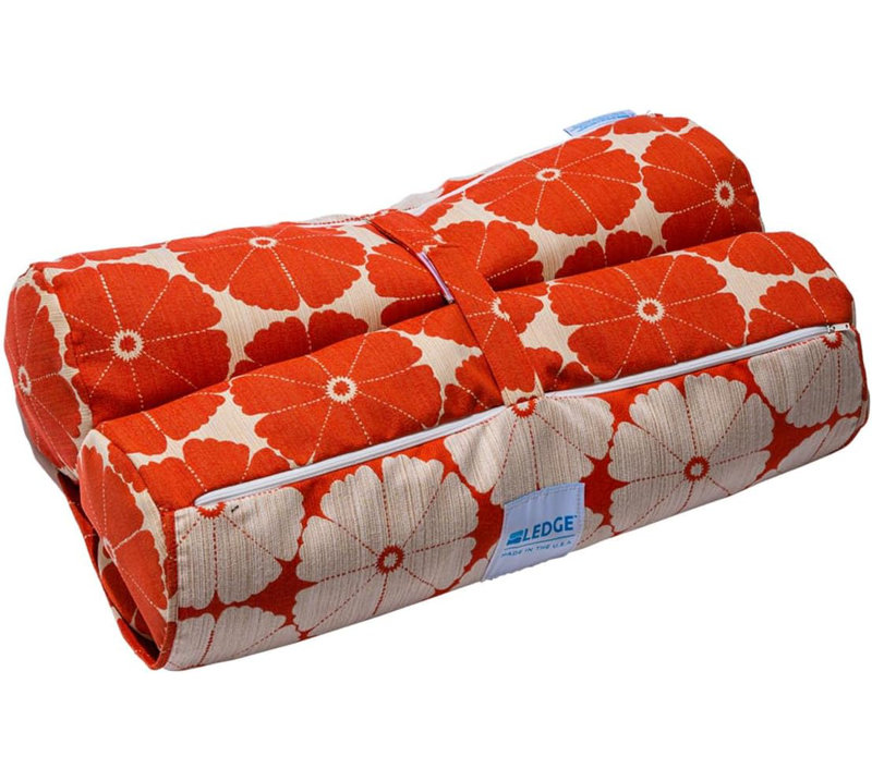 Ledge Lounger Laze Hammock In-Pool Float, Big Flower Poppy