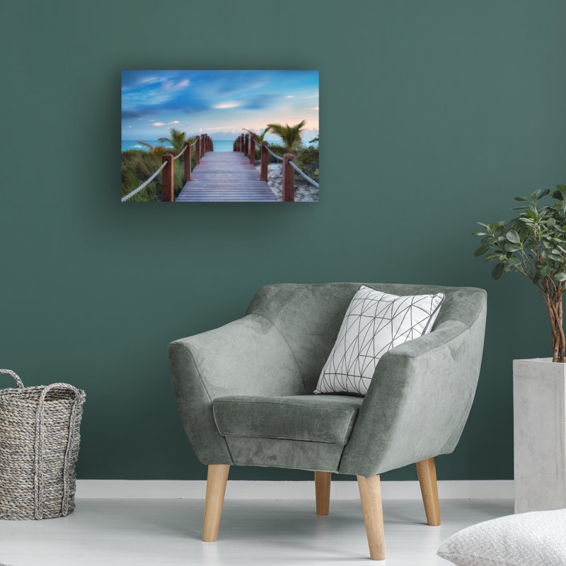 Art sur toile «Pathway» par Dennis Frates, H 16 po x l 24 po x P 2 po