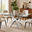 with Iron Base Dining Table-1113258941