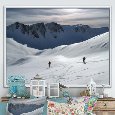 Winter Mountain Top III - paysages, impressions sur toile