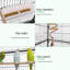 132cm Metal Breeder Bird Cage