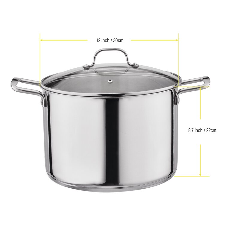 Stainless Steel 2 Quart Saucepan with cover - Liberty Tabletop