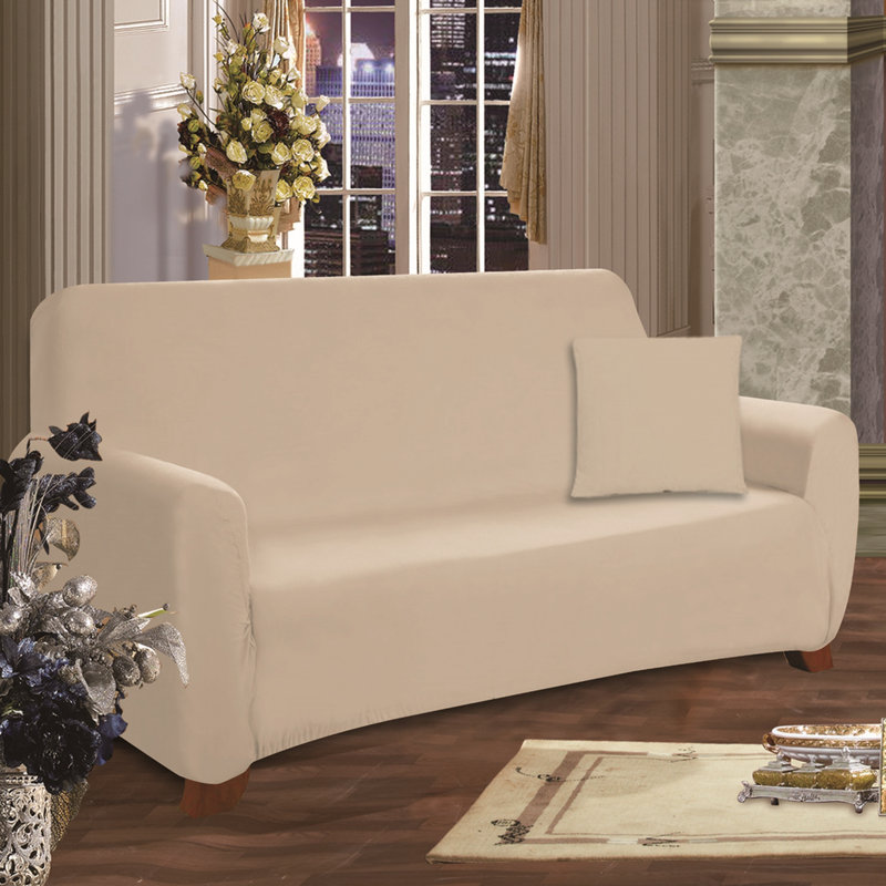 Housse pour causeuse à coussins carrés, Crème