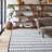 Parker Check Textured Ivory Area Rug-2043034473
