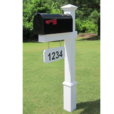 Personalized Post Mounted Mailbox