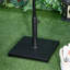 Socle de parasol autoportant en acier