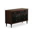 Armoire d'appoint en bois massif brun noisette-133209257