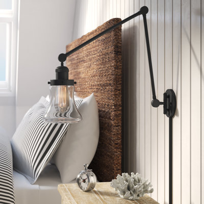 Edda Plug-in Swing Arm Sconce