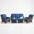 Carolina 7 - Person Patio Conversation Set with Cushions-66996121