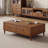 Red Oak TV Stand & Coffee Table Set