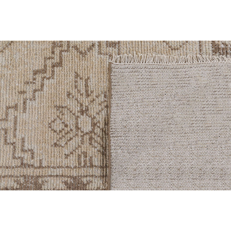 Joss & Main Hand Knotted Wool Paul Rug, Rectangle 3' x 5'