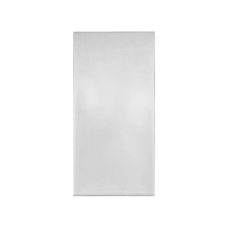 Cathleen 4"x 8" Artisanal Ceramic Subway Wall Tile, Matte Gray