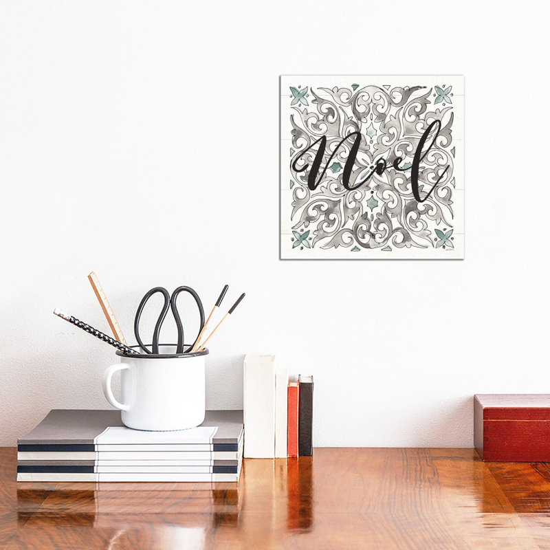 Modern Farmhouse XVI Noel by Anne Tavoletti - Wrapped Canvas Print, 30.48cm H x 30.48cm W