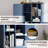 47" Farmhouse Bookshelf With Barn Doors-2012668014