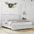King Size Bed Frame With Projector Galaxy Light