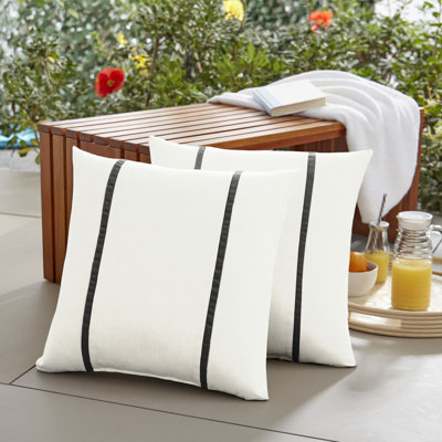 Housse et insert de coussin carré intérieur / extérieur Esters