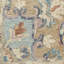  Tapis d'intérieur bleu clair ivoire 7 pi 9 po x 9 pi 9 po Maison-133430776-133430772