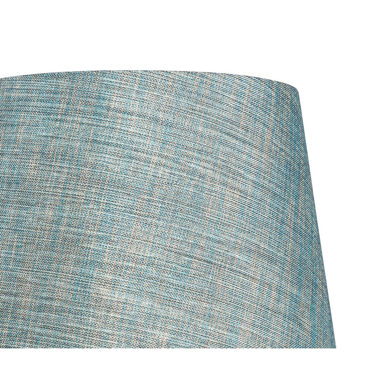 Waukena 50cm Candlestick Table Lamp, Blue/Gold, Gold, 50cm H x 30cm W x 30cm D