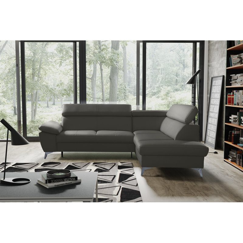 Ashianna 4 Seater Sofa Bed, Right Hand Facing, Dark Grey