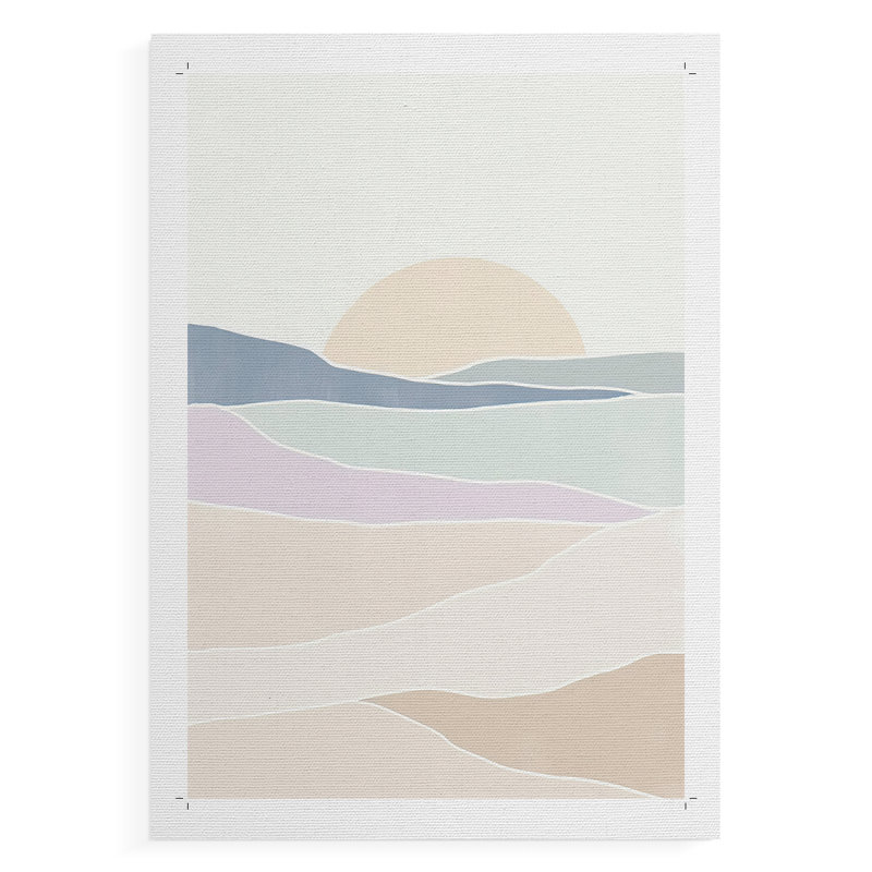 Wave Tableau II -Canvas Print Only - NOT FRAMED, 36" H x 24" W