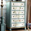 Chic Mediterranean-Inspired 6-Drawer Accent Chest