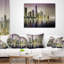 Miami Downtown Night Panorama - Coussin imprimé paysage urbain-29600519-29600523