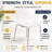 Hadda Stackable Dining Chair with Floral Cutout Back and Stainless Steel Legs – Modern Metal Side Chair for Kitchen, Dining Room, or Restaurant-434286767