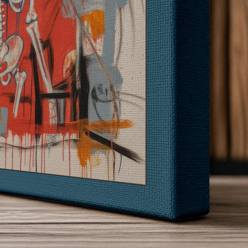 Print, 30x20 - 76.2 x 50.8 cm, Teal Border