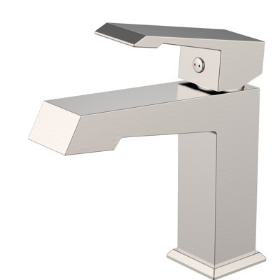 Single-Hole Single-handle Bathroom Faucet with Drain Assembly