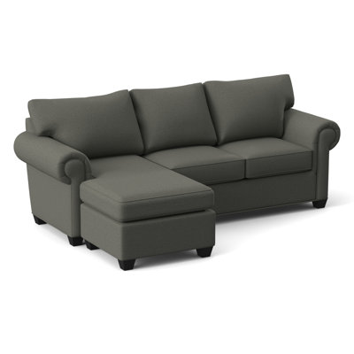 Charlotte 86" Wide Reversible Sofa & Chaise with Ottoman