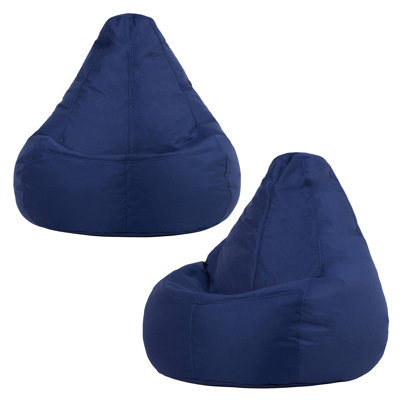 icon Dalton Medium Beanbag Outdoor Black Set of 2