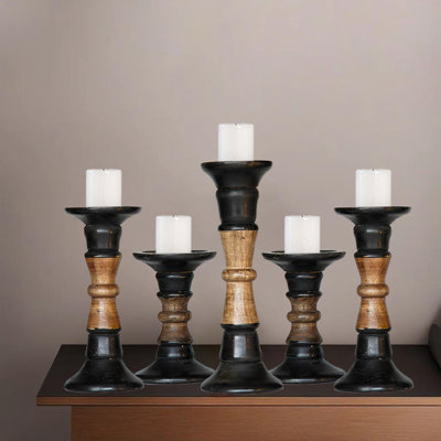 12'' H Wood Tabletop Pillar