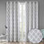 Panneau de rideau occultant imprimé Ikat (seulement 1 panneau PC)-204172352-204172353