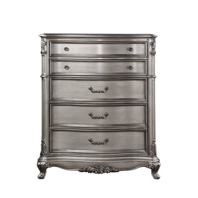 Antique Platinum Finish Chest