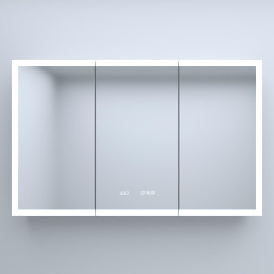 Aluminum Recessed/Surface Mount Medicine Cabinet