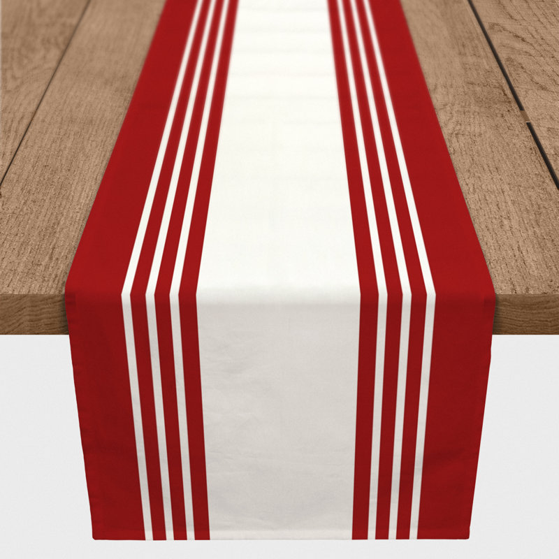 Chemin de table Breyana, P 16 po x L 90 po, Rouge