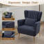 Fauteuil rembourré à oreilles-744171525