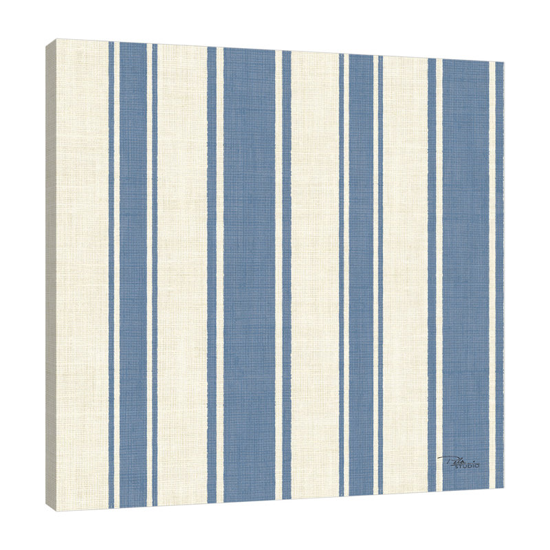 «Coastal Farmhouse Pattern VB» par Pela Studio, reproduction sur toile tendue, H 36 po x l 36 po x P 1,5 po