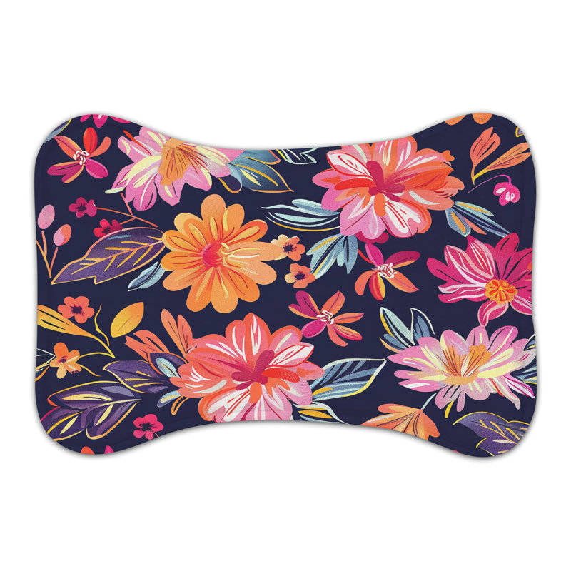 Tapis d'automne en forme d'automne aquarelle Bloom