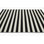 Novogratz by Momeni Icon Striped Black Indoor Outdoor Rug