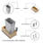 Dowell 15" Single Pullout Kitchen Trash Can with Soft-close Slides - Wood-115821830