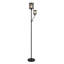 Lampe sur pied à branches noires 71 po Simmone